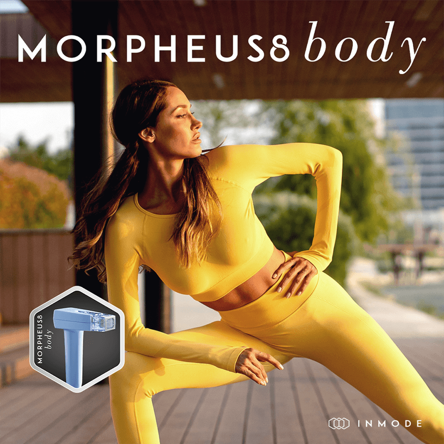 Morpheus8BodyWoman_Fall_Winter_Lifestyle_Breadtag_0923 Woman in yellow stretching